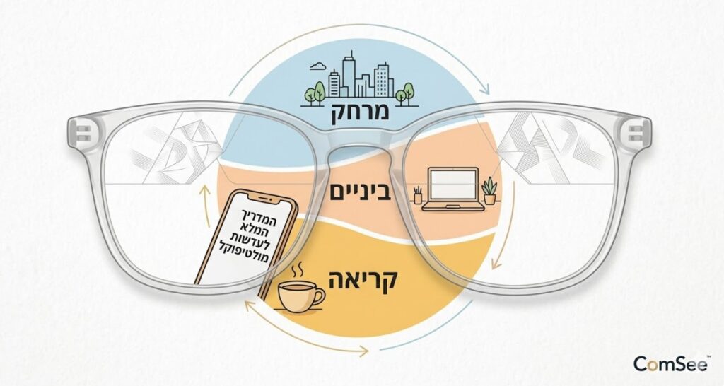 עדשות משקפיים מולטיפוקל